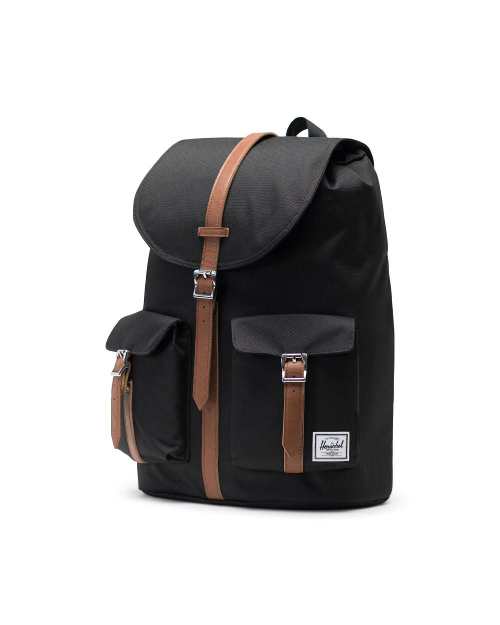 HERSCHEL - DAWSON BACKPACK IN BLACK/SADDLE BROWN