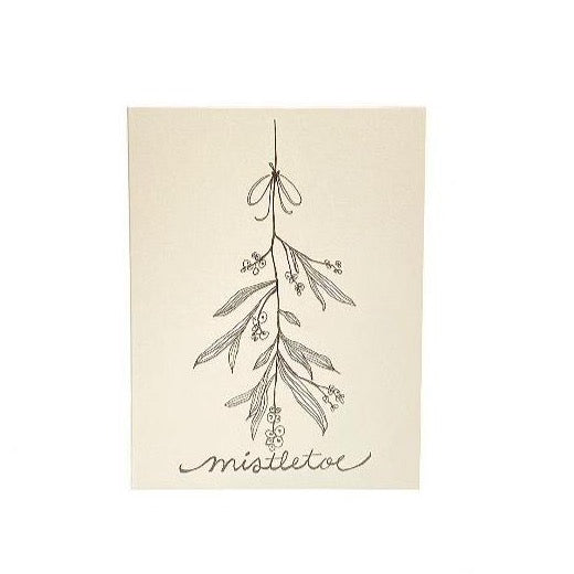 SVC STUDIOS - MISTLETOE GREETING CARD