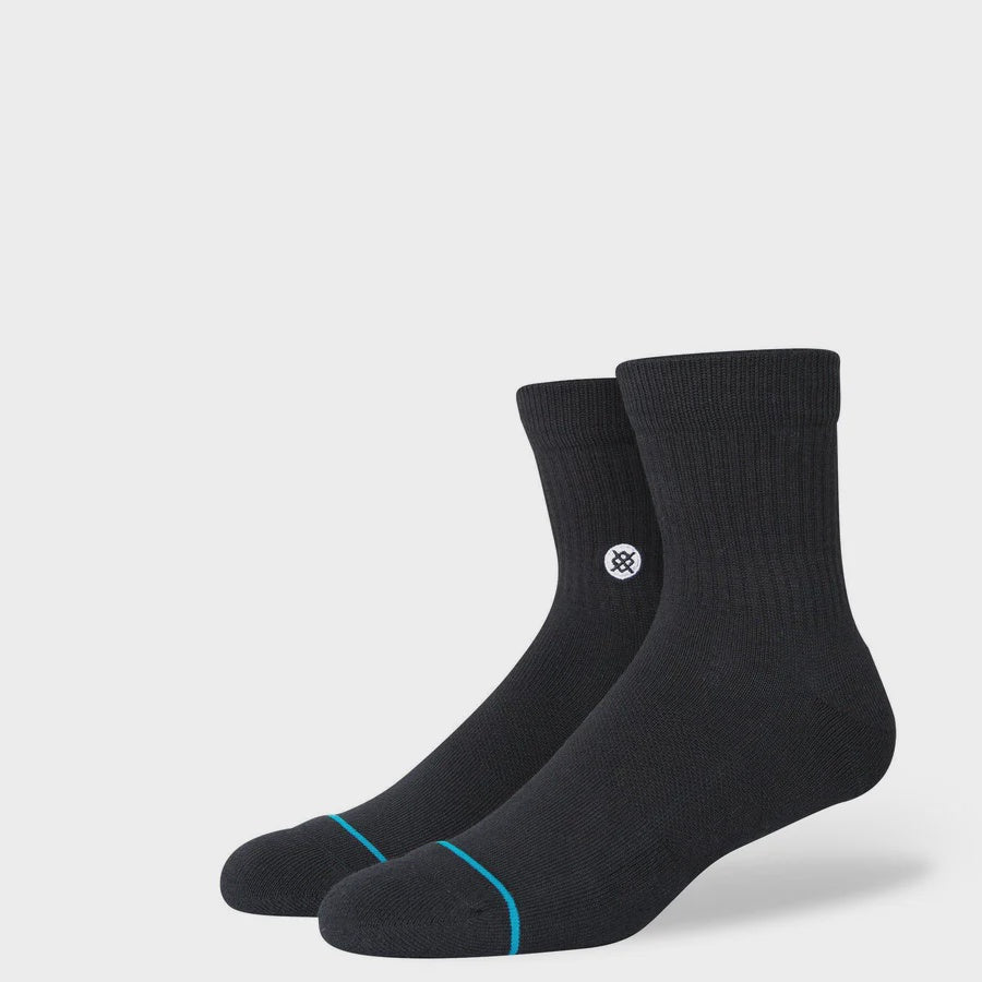 STANCE - ICON QUARTER IN BLACK