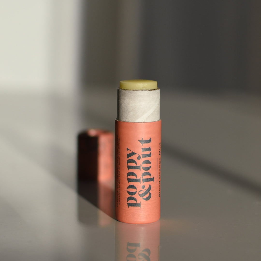 POPPY & POUT - LIP BALM IN BLOOD ORANGE MINT