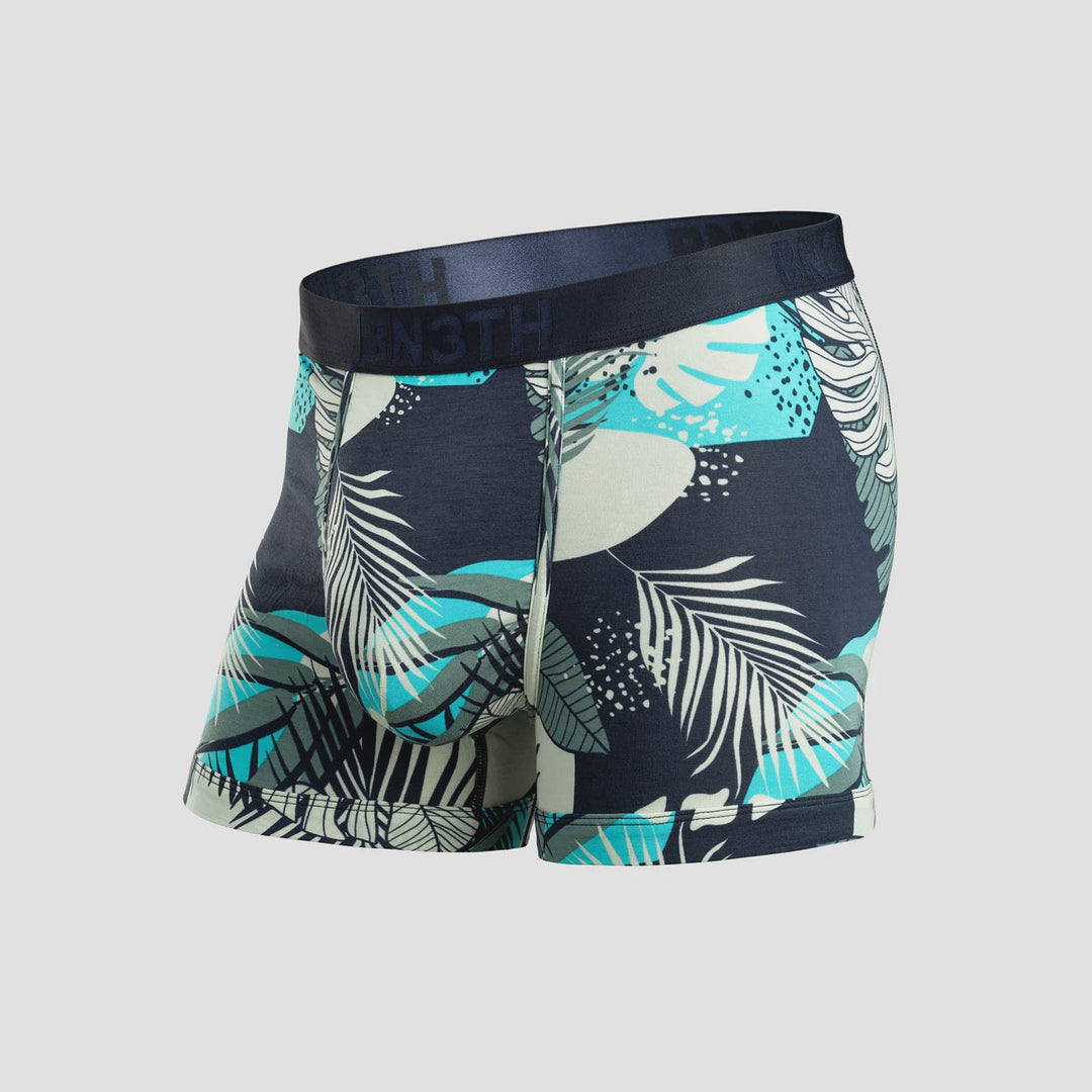 BN3TH - CLASSIC TRUNK PRINT IN FRONDS - DARK NAVY