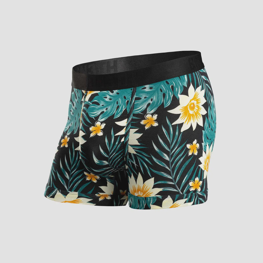 BN3TH - CLASSIC TRUNK PRINT IN TROPICAL FLORAL - BLACK