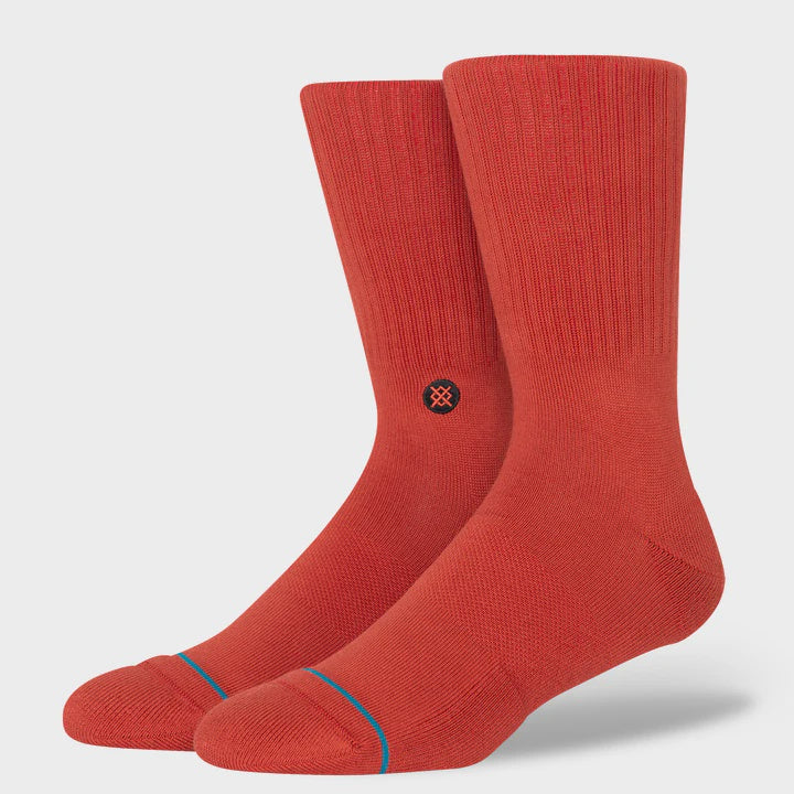 STANCE - ICON CREW IN DARK RED