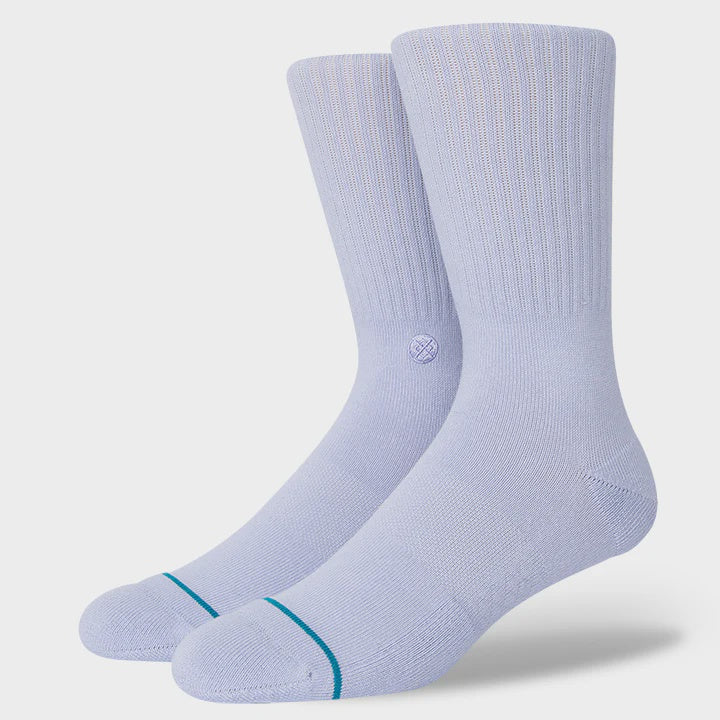 STANCE - ICON CREW SOCK IN LILAC ICE