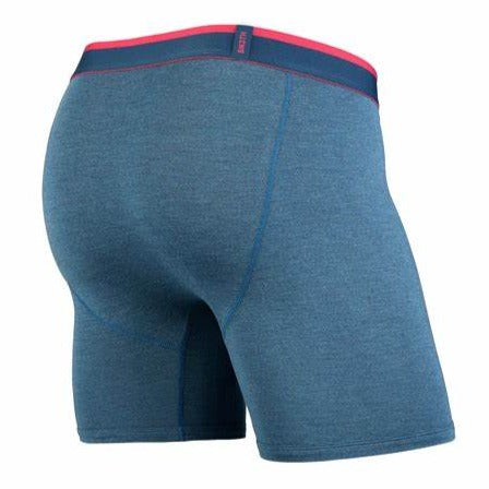 BN3TH - CLASSIC BOXER BRIEF SOLID IN INK HEATHER/PINK - the Urban Shoe Myth