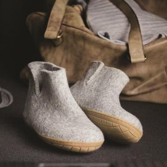 GLERUPS BOOT IN GREY RUBBER the Urban Shoe Myth