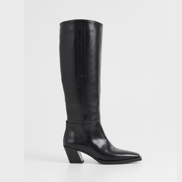 VAGABOND - ALINA TALL BOOT IN BLACK LEATHER - the Urban Shoe Myth