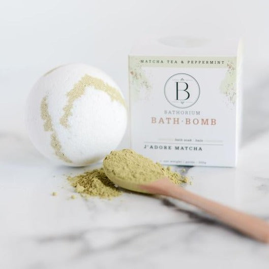 BATHORIUM - BATH BOMB IN J'ADORE MATCHA