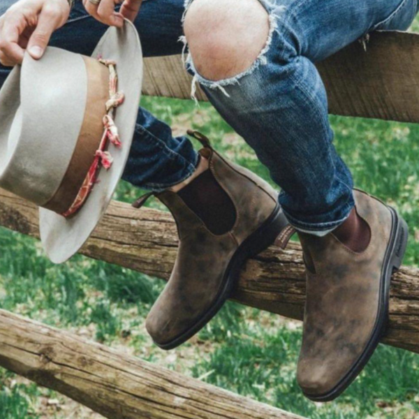 BLUNDSTONE 1306 DRESS IN RUSTIC BROWN